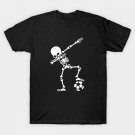 Dab dabbing skeleton football (soccer) T-Shirt
