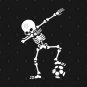 Dab dabbing skeleton football (soccer) T-Shirt