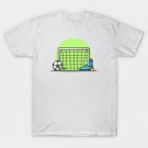 Soccer Field Cartoon Vector Icon Illustration T-Shirt