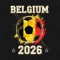 World Cup 2026 Belgium Soccer Ball North America - Belgian Fan Gift T-Shirt