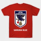 Japan Samurai Blue Vintage Football Pride National T-Shirt