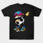 Dabbing Soccer Ball Ice Cream Melt Sunglasses T-Shirt