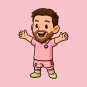 LEO MESSI MIAMI CELEBRATION | CHIBI STICKER T-Shirt