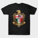 Golden Continental Eagle Soccer World Cup Crest 2026 T-Shirt