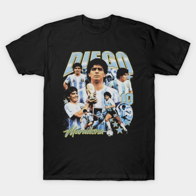 Diego Maradona Vintage Bootleg T-Shirt