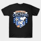 Football Club Cincinnati Snoopy Soccer Kick Blue White T-Shirt Football Club Cincinnati Snoopy Soccer Kick Blue White T-Shirt