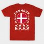 World Cup 2026 Denmark Football Fan Danish Supporter FB T-Shirt