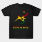 Ghana Soccer Player Ghana Ghanese Soccer Football Team Sport T-Shirt