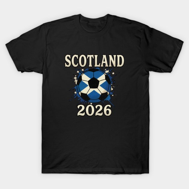 Official 2026 Scotland World Cup Gear T-Shirt