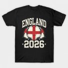 England World Cup 2026 football supporter T-Shirt England World Cup 2026 football supporter T-Shirt