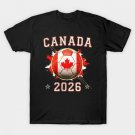 Front Print Canada Soccer World Cup 2026 - Canadian Fan Gift T-Shirt Front Print Canada Soccer World Cup 2026 - Canadian Fan Gift T-Shirt