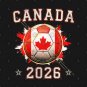 Front Print Canada Soccer World Cup 2026 - Canadian Fan Gift T-Shirt
