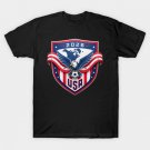 USA 2026 Soccer Fan Shield Football Supporter Badge T-Shirt