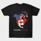 One Continent One Cup 2026 World Cup USA Canada Mexico T-Shirt