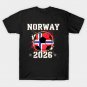 Norway Soccer Ball North America World Cup 2026 - Norwegian Fan Gift T-Shirt