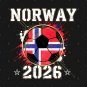 Norway Soccer Ball North America World Cup 2026 - Norwegian Fan Gift T-Shirt