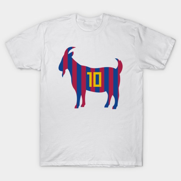 Goat 10 Messi Barcelona T-Shirt