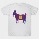 Goat 10 Messi Barcelona T-Shirt