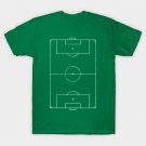 Faded Style Football/Soccer Pitch Design T-Shirt Faded Style Football/Soccer Pitch Design T-Shirt