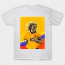 Carlos Valderrama - Colombia Football Artwork T-Shirt