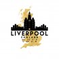 Liverpool England Skyline Map Art T-Shirt