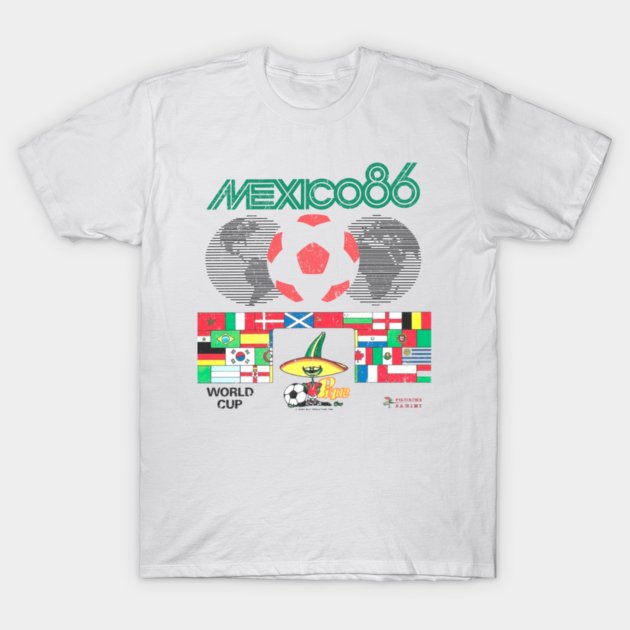 world cup 1986 mexico panini T-Shirt