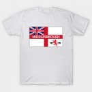 England On Tour Middlesbrough Football Fan Flag Design T-Shirt England On Tour Middlesbrough Football Fan Flag Design T-Shirt