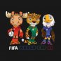 FIFA World Cup 2026 Mascots Canada Mexico USA Soccer T-Shirt