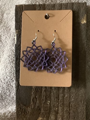 Mandala Flower Earrings #2