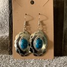 Western-Style Scalloped Drop Earrings #1