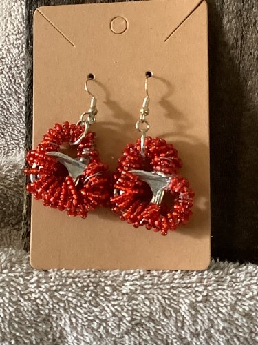Pop tab Heart Earrings