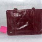 Vintage Men Burgundy Leather Brief Case