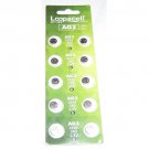 10pk. Button-Cell Alkaline 1.5V Batteries AG3, LR41, 392 by Loopacell (001-7330) 10pk. Button-Cell Alkaline 1.5V Batteries AG3, LR41, 392 by Loopacell (001-7330)