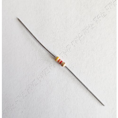 10pk 4.3k Ohm, 1/4W, 5% Carbon Film Resistor (E-319)