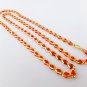 ETHNIC INDIAN GOLD PLATED FASHION JEWELRY BOLLYWOOD BEADED LONG CHAIN NECKLACE MALA CF2