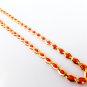 ETHNIC INDIAN GOLD PLATED FASHION JEWELRY BOLLYWOOD BEADED LONG CHAIN NECKLACE MALA CF2