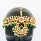 Ethnic Polki AD Matha Patti Ethnic Indian Jewelry Fashion Head Decoration Tikka Ethnic Polki AD Matha Patti Ethnic Indian Jewelry Fashion Head Decoration Tikka