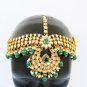 Ethnic Polki AD Matha Patti Ethnic Indian Jewelry Fashion Head Decoration Tikka