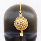 Ethnic Kundan Polki Maang Tikka, Women Bridal Head piece Indian Wedding Jewelry Ethnic Kundan Polki Maang Tikka, Women Bridal Head piece Indian Wedding Jewelry