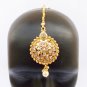 Ethnic Kundan Polki Maang Tikka, Women Bridal Head piece Indian Wedding Jewelry