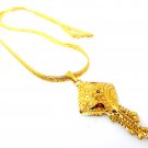 South Indian Jewelry Ethnic Gold Plated Pendant Necklace Chain 22k Light Mala J3 South Indian Jewelry Ethnic Gold Plated Pendant Necklace Chain 22k Light Mala J3
