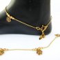 ANKLET BRACELET 22k GOLD PLATED PAYAL SET BOLLYWOOD Fashion INDIAN JEWELRY dc13