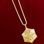 South Indian Jewelry Ethnic Gold Plated Pendant Necklace Chain 22k Light Mala 19