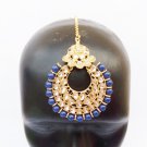 Indian Fashion Jewelry Ethnic Gold Tone Maang Tikka Cz Chain Head Decoration t20 Indian Fashion Jewelry Ethnic Gold Tone Maang Tikka Cz Chain Head Decoration t20
