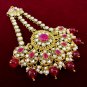 Bridal Jhoomar Passa Bollywood Head Jewelry Jhoomar Golden Women Ethnic jhoomar