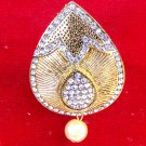 Indian saree Pin Brooch Bollywood Jewelry Gold Plated Party Wear Brooches Pin B8 Indian saree Pin Brooch Bollywood Jewelry Gold Plated Party Wear Brooches Pin B8