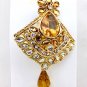Indian saree Pin Brooch Bollywood Jewelry Gold Tone Party Wear Brooches Pin Bc8