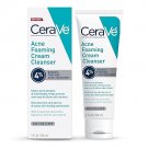CeraVe Acne Foaming Cream Cleanser, 4% Benzoyl Peroxide Face Wash CeraVe Acne Foaming Cream Cleanser, 4% Benzoyl Peroxide Face Wash