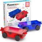 PicassoTiles 2 Piece Car Truck Construction Kit Toy Set Vehicle for Magnetic PicassoTiles 2 Piece Car Truck Construction Kit Toy Set Vehicle for Magnetic