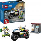 LEGO City Police Motorcycle Chase Building Toy for Kids - Pretend Play
